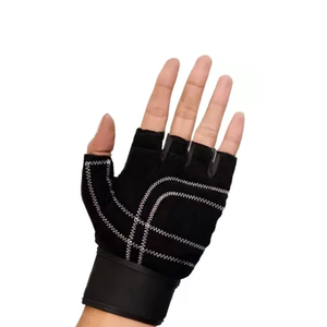 Gants de fitness demi-doigts légers et respirants en nylon pour haltérophilie, exercices pliométriques, résistants aux chocs 0,5 kg Geo - Product Image 6