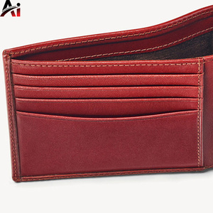 Carteras de Cuero Vacuno Genuino Personalizadas de Primera Calidad al por Mayor, Carteras de Cuero Casuales en Oferta, Diseño Delgado y Duradero - Product Image 1