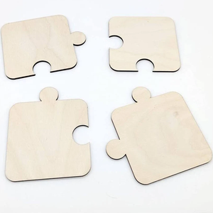 Sous-verre créatif en bois pour tasses à thé et café, fait main, finition tendance, vente en gros - Product Image 5