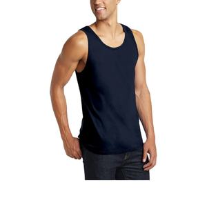 BD Hommes Coton Slim Fit Débardeur avec Cuillère Cou Côtes Conception Personnalisée Blanc-Vente en Gros - Product Image 1