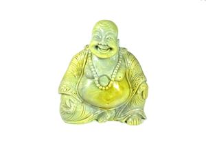 Estatua de Buda Sonriente de Serpentina, Buda Tallado a Mano para Decoración del Hogar, Regalo de Cristal, Figura de Buda de Serpentina, Radha Arts - Product Image 4