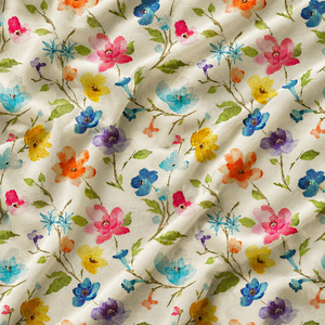 Tissu en crêpe de soie naturelle 100% imprimé numériquement à motifs floraux, textile tissé personnalisé pour robe de mariée, chemise, literie, rideau, vêtements pour filles - Product Image 5