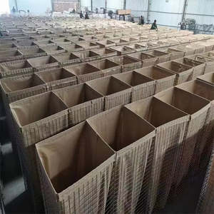 Barrera de Arena Defensiva Suministrada por el Fabricante, Muro de Contención de Gaviones de Acero Soldado para Protección Contra Inundaciones y Mar - Product Image 4