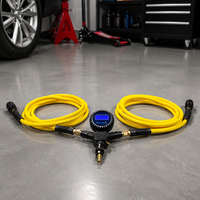 Gonfleur-dégonfleur de pneus numérique 4x4 MAISOON MS-QIT02D, manomètre haute précision et double tuyau d'air, garantie de 12 mois