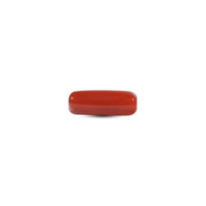 High Quality 6.05 Carat Natural Red Coral Cabochon Loose Gemstone for Jewelry Making - Product Image 1