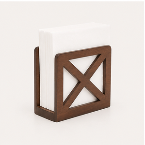 Porta Servilletas de Madera Moderno y Ecológico, Dispensador Vertical de Papel para Mesa, Uso en Cocina y Restaurante - Product Image 4