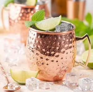 Elegante Taza de Cobre para Fiestas, Estilo Moscow Mule, Diseño con Clase para Bar, Cocina o Restaurante - Product Image 5