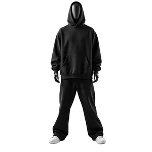 Survêtements personnalisés en coton 450 GSM de haute qualité, survêtement en molleton évasé à manches longues, streetwear, en vente en ligne 2025 - Product Image 1
