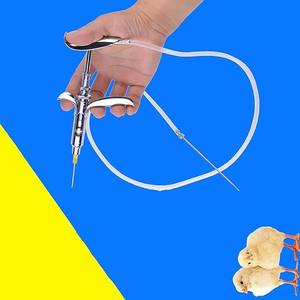 <b>Veterinary</b> Double <b>Syringe</b> Metal Adjustable Vaccine <b>Syringe</b> 5ml Capacity Premium Quality Complete Accessories for Cattle - Product Image 6