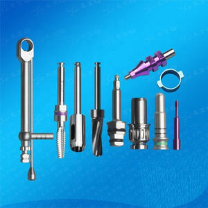 Kit de guidage manuel pour implants dentaires en acier inoxydable durable avec poignée à clé et anneau pour la chirurgie de lifting sinusal, réutilisable - Product Image 6