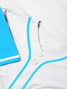 Maillot de baseball pour homme à 6 boutons, ouverture frontale, chemise de jeu athlétique, tenue d'équipe, style stade, haut de sport urbain - Product Image 6