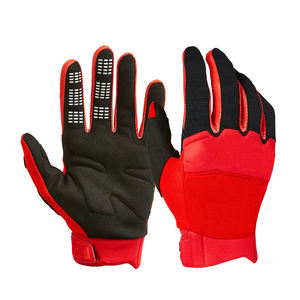Gants de motocross MX personnalisés, coupe-vent, compatibles écran tactile, en cuir, pour la moto et le cyclisme - Product Image 1