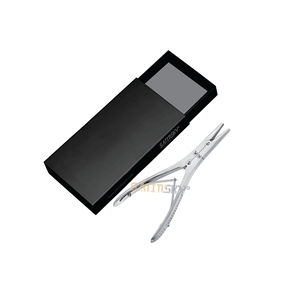 Pinces à bec plat pour fils et instruments chirurgicaux, 18 cm, en acier inoxydable, pour la pliage de fils orthopédiques - Product Image 3