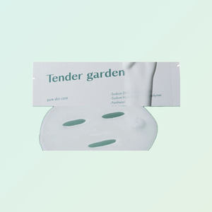 มาส์กหน้า- แผ่นมาส์กหน้าบำรุงผิวสูตรเข้มข้น Tender Garden Skin Renewal Cream Sheet Mask 1 แผ่น ผลิตในเกาหลี 30 กรัม บำรุงผิวหน้า - Product Image 2