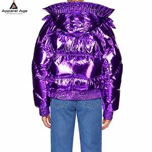 Vêtements avec logo personnalisé, manteaux en duvet pour femmes de haute qualité, épais et tendance, vestes chaudes d'hiver, vente en gros de vestes matelassées pour femmes - Product Image 3