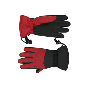 Heated Cowhide Leather Unisex Full Finger Ski <b>Gloves</b> with Hook & Loop Closure <b>Waterproof</b> for Winter Sports Skiing Snowboarding - Product Image 3