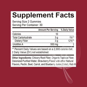 Compléments alimentaires en gommes à l'urolithine A OEM/ODM pour un vieillissement sain, la santé cellulaire, la force musculaire et la longévité - Product Image 6