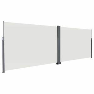 Auvent latéral rétractable en métal 236,22 x 78,74 po pour abri extérieur et protection solaire - Product Image 2