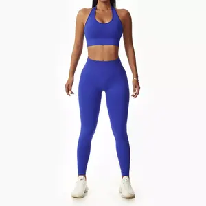 Conjunto de Yoga de Verano Personalizado de Alta Calidad para Mujer, Ropa Deportiva, Traje de Gimnasio, Conjunto de Yoga para Correr - Product Image 3