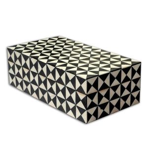 Premium MDF Resin Jewelry Box With Decorative Lid Design For Secure Jewelry Storage And Presentation - Product Image 6