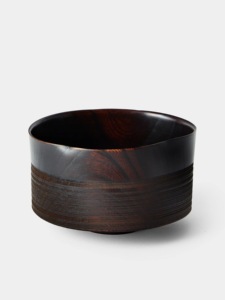 Bol de service moderne en bois naturel, poli, rustique, écologique, pour salades, fruits, collations, vaisselle de fête jetable, maison et cuisine - Product Image 2