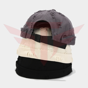 Gorra de Béisbol Unisex de 6 Paneles de Tactus Industries, Impresa con Serigrafía, de Lona Desgastada, con Hebilla Dorada de Cobre, Estilo Urbano - Product Image 4