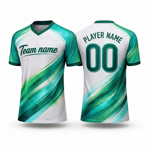 เสื้อฟุตบอลซับลิเมชั่นดีไซน์ใหม่ล่าสุดสำหรับผู้ชาย รับผลิตตามสั่ง บริการ OEM - Product Image 1