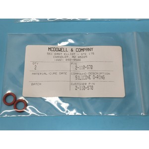 MCDOWELL & COMPANY 26327 COLD PLATE SIL,O-RING - Equipo y piezas de semiconductores de confianza de la marca global legendaria - Product Image 3