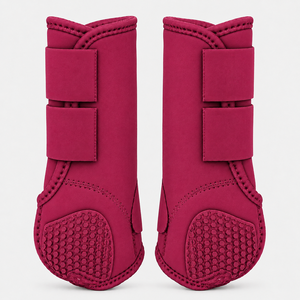 Protège-jambes équestres en néoprène, protections pour les pattes des chevaux, absorption des chocs, soutien pour le saut d'obstacles, la course, l'équitation et l'entraînement quotidien - Product Image 2