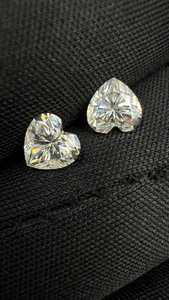 Par de Diamantes Cultivados en Laboratorio con Corte Corazón de 1 a 3 Quilates, Certificados por IGI, Piedras Sueltas para Pendientes, Colgantes, Fabricación de Joyas, Regalo - Product Image 5