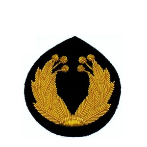 Parches Clásicos de Silicona con Cuentas para Gorras, Insignias Cosidas a Mano, Escudos de Bullion Hechos a Mano para Uniformes - Product Image 2