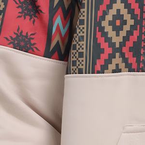 Sudaderas con capucha de alta calidad para hombre, extragrandes, con bloques de color, cierre completo, 100% algodón, forro polar, estilo casual, ropa urbana, venta al por mayor, OEM - Product Image 6