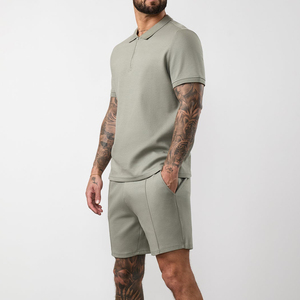 Pantalones Cortos Bermuda de Poliéster para Hombre, Color Sólido, Cintura Media, Elásticos, Transpirables, Estilo Casual con Bolsillos - Product Image 6
