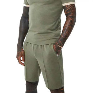Ensemble de vêtements pour homme tendance été 2 pièces, t-shirt et short respirants pour homme, ensemble de short à manches courtes pour homme, ensembles d'été pour homme - Product Image 4