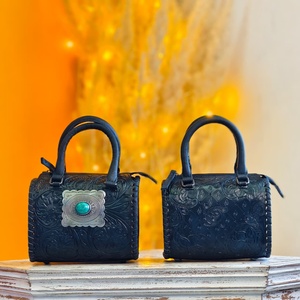 Bolsa de Viaje de Piel Auténtica Venus Leathers, Tamaño Pequeño, Lujosa, Ligera, Impermeable, Portátil, de Alta Calidad para Exteriores - Product Image 5