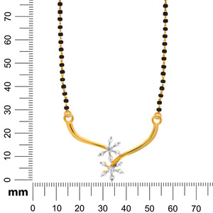 Collier long élégant pour femme, plaqué or rose 18 carats, or jaune, perles noires, pendentif floral, diamants de laboratoire taillés - Product Image 5
