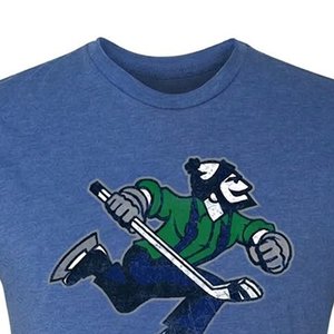 High Sales Custom Logo Blue Men's O-neck Shirts Vintage Selling Article High Quality <b>100</b>% Cotton <b>Polyester</b> Streetwear Breathable - Product Image 5