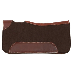 Tapis de selle en feutre de laine naturelle durable pour chevaux western, équitation, ranch, vente en gros, fabricant sur mesure - Product Image 1