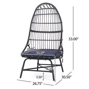 ELON COCOON CHAIR Chaise longue confortable pour la détente en plein air - Product Image 5