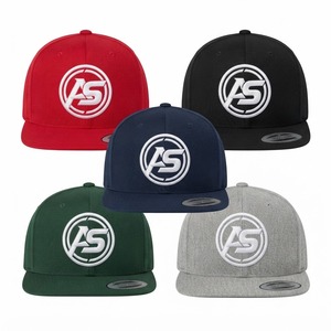 หมวกเบสบอลแบบ Snapback ปีกแบนทรงแข็ง ปรับขนาดได้ สไตล์สตรีทแวร์ ฮิปฮอป แฟชั่น  รับผลิตแบบ OEM - Product Image 1