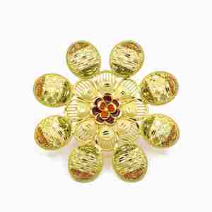 Bagues de mode en gros plaquées or micron 14K, 18K, 24K, style africain et Dubaï, bagues de mariée et bagues traditionnelles - Product Image 5