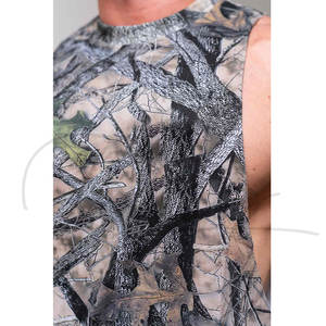 Débardeurs pour hommes, vêtements de fitness, gilet d'été en coton, débardeurs sans manches pour hommes, coupe ajustée, style décontracté, design camouflage, respirant - Product Image 3