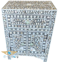 Table d'appoint de luxe en incrustation de nacre Nouveau meuble intelligent chinois populaire et bon marché Table d'appoint de lit de qualité supérieure pour le salon