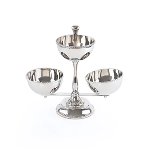 Bol de servir de aluminio de diseño premium, el más vendido, para una presentación elegante y una decoración de mesa impresionante. - Product Image 5