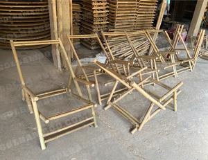 Silla de Playa Plegable de Bambú Moderna y Versátil, Estilo Pesca, con Impresión Láser GOL, para Exteriores, Parque, Jardín, Hotel, Villa, Sala de Estar - Product Image 5