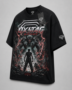 เสื้อยืดกราฟิกพรีเมียมสั่งทำพิเศษ ทรงโอเวอร์ไซส์ ลายอนิเมะ ผ้าคอตตอนหนานุ่ม สไตล์วินเทจ ไหล่ตก สตรีทแวร์ เสื้อยืดออกกำลังกายสำหรับผู้ชาย ผลิตโดยโรงงาน - Product Image 5