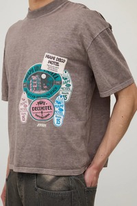 mens oversized boxy fit t shirt drop shoulder loose fit heavy cotton streetwear blank tshirt custom <b>logo</b> factory - Product Image 5