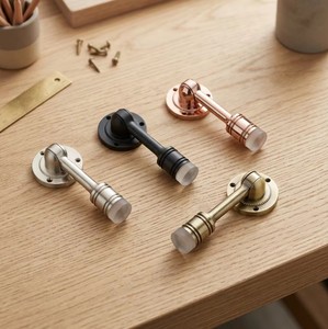 Cubierta de Cerradura de Latón de Alta Resistencia Premium, Placa Decorativa para Manija de Puerta, Accesorio Moderno de Acero Inoxidable Negro Grafito CP con Tornillo - Product Image 3