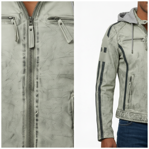 custom streetwear leather <b>varsity</b> <b>jacket</b> wholesale genuine cowhide wool <b>bomber</b> <b>jacket</b> chenille patches vintage unisex outerwear - Product Image 5