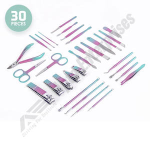 <b>Manicure</b> Kit Professional Stainless Steel Nail Kit <b>for</b> <b>Women</b> Men <b>Manicure</b> <b>Set</b> 30 in 1 Pedicure Kit Nail Clippers <b>Set</b> - Product Image 3